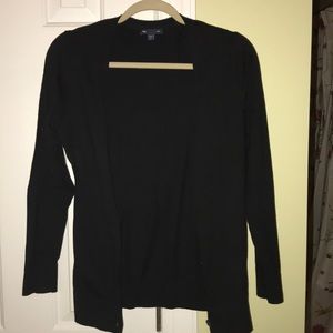 Black cardigan with buttons